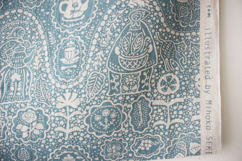 LINNETリネンプリント ハーブティー